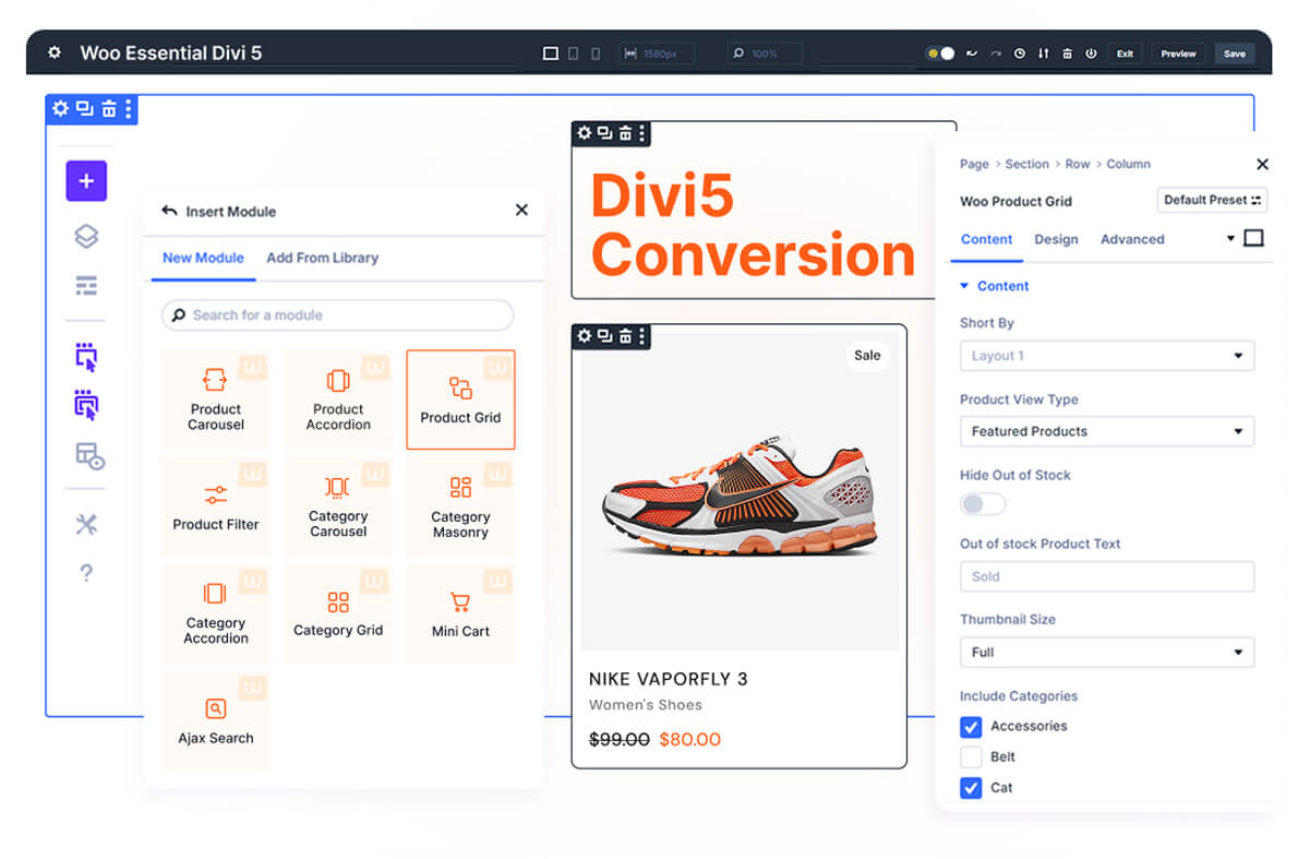 Woo Essential - Divi 5