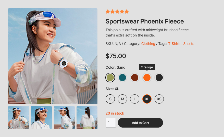 Woo Variation Swatches